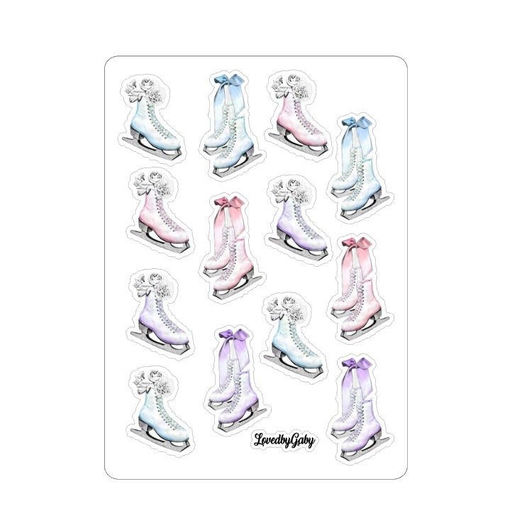 LovedbyGaby stickers "Iceskating"