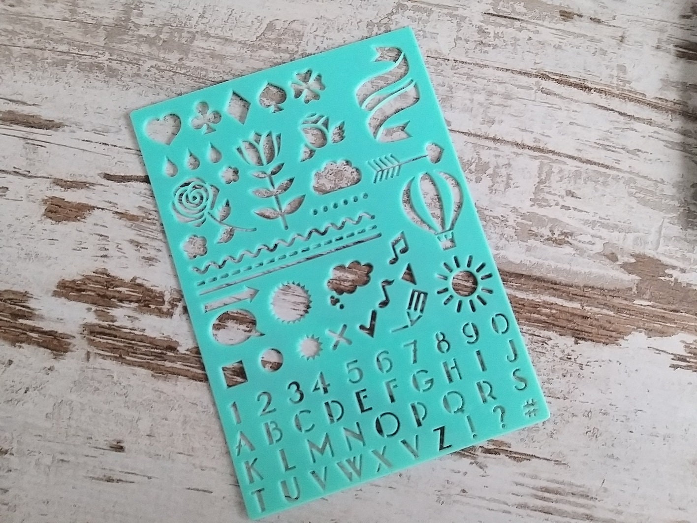 Planner stencils A5