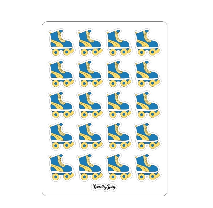 LovedbyGaby stickers "rollerskates"