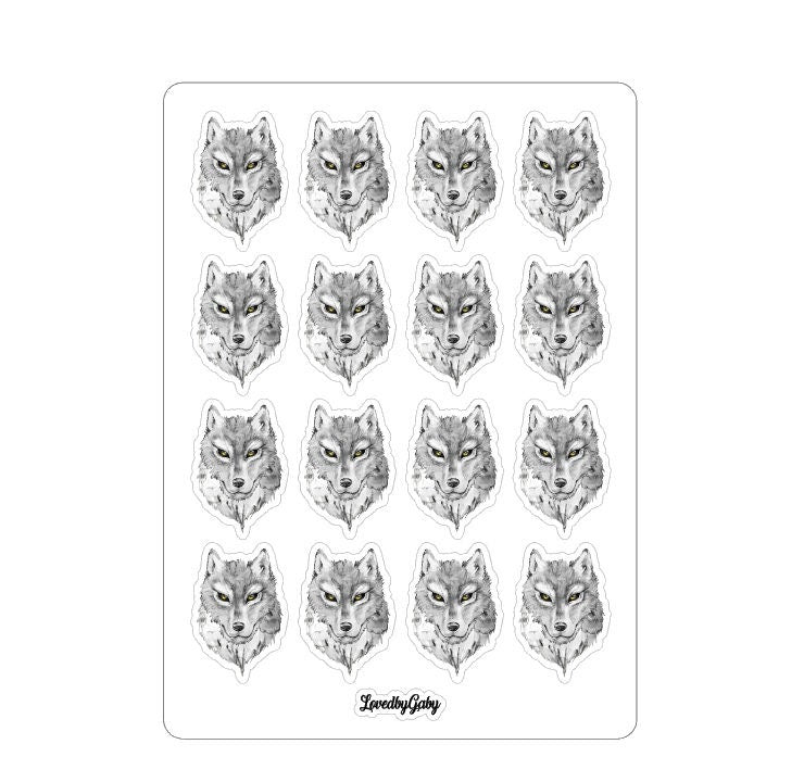 LovedbyGaby stickers "wolf"