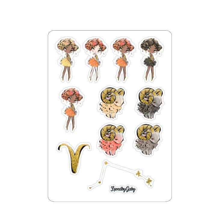 LovedbyGaby stickers "Aries / Ram"