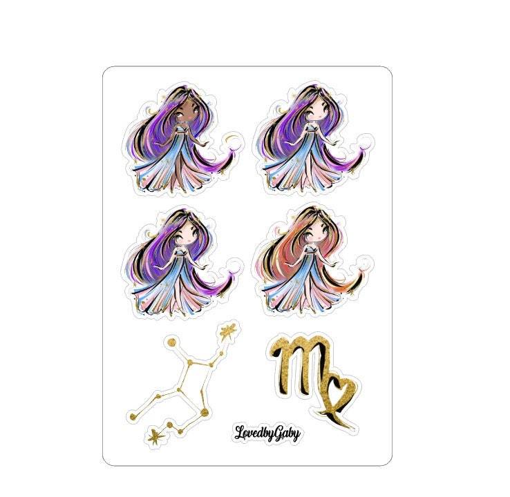 LovedbyGaby stickers "Virgo / maagd"