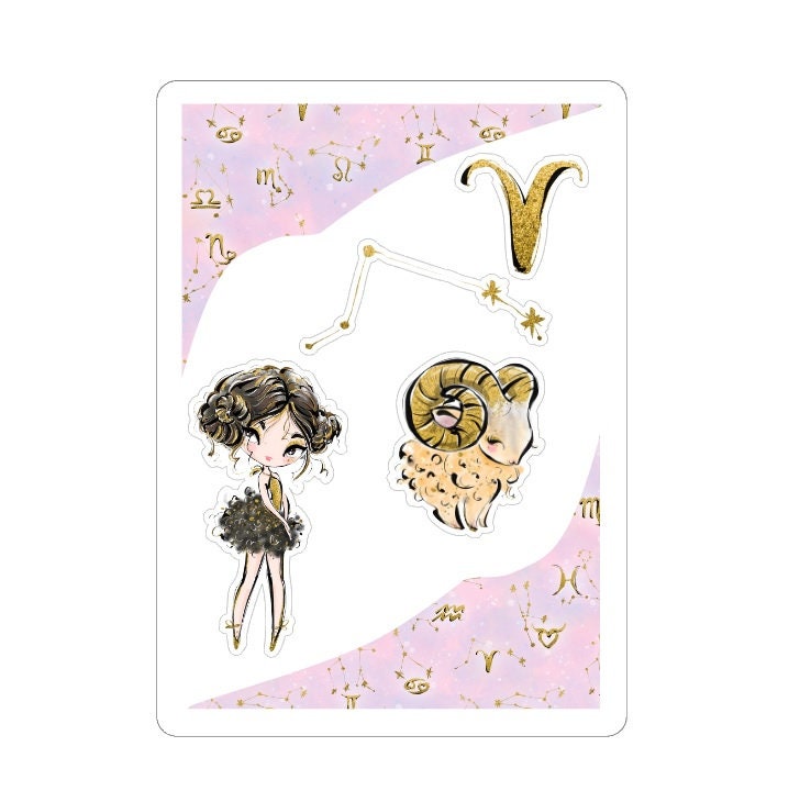 LovedbyGaby stickers "bullet kits" Zodiac 1