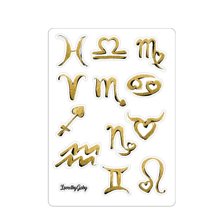 LovedbyGaby stickers "Zodiac signs"