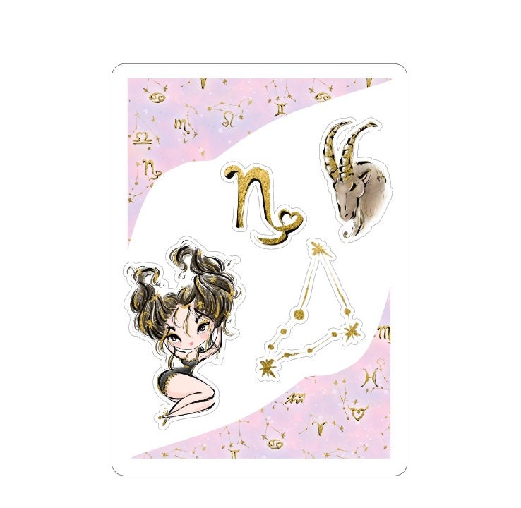 LovedbyGaby stickers "bullet kits" Zodiac 2