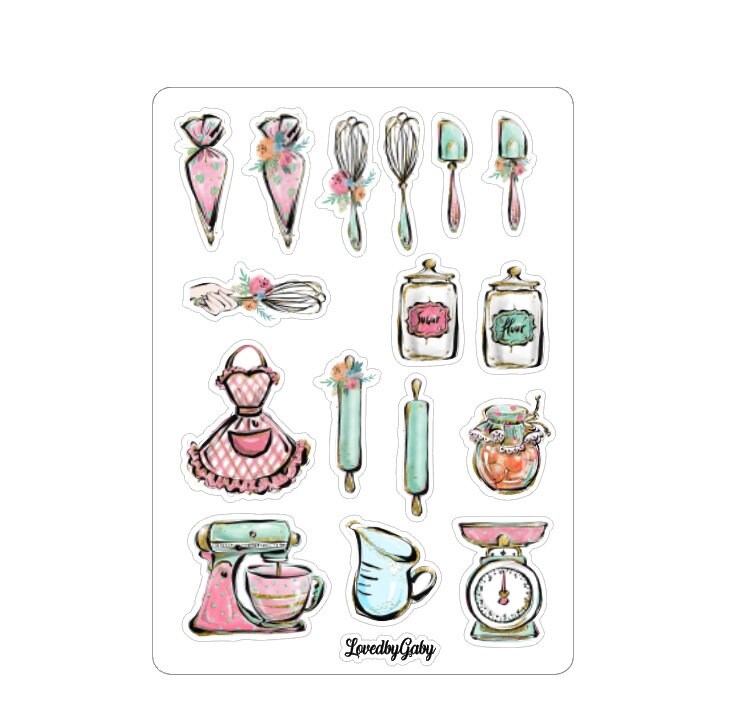 LovedbyGaby stickers "Bakery"