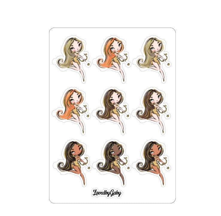 LovedbyGaby stickers "Sagittarius / boogschutter"