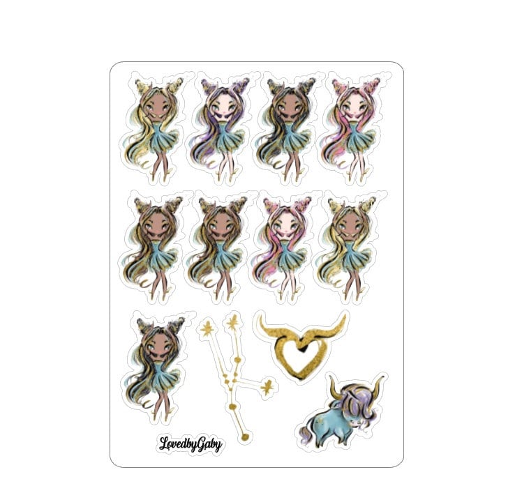 LovedbyGaby stickers "Taurus / Stier"