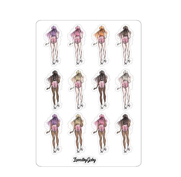 LovedbyGaby stickers Summergirl