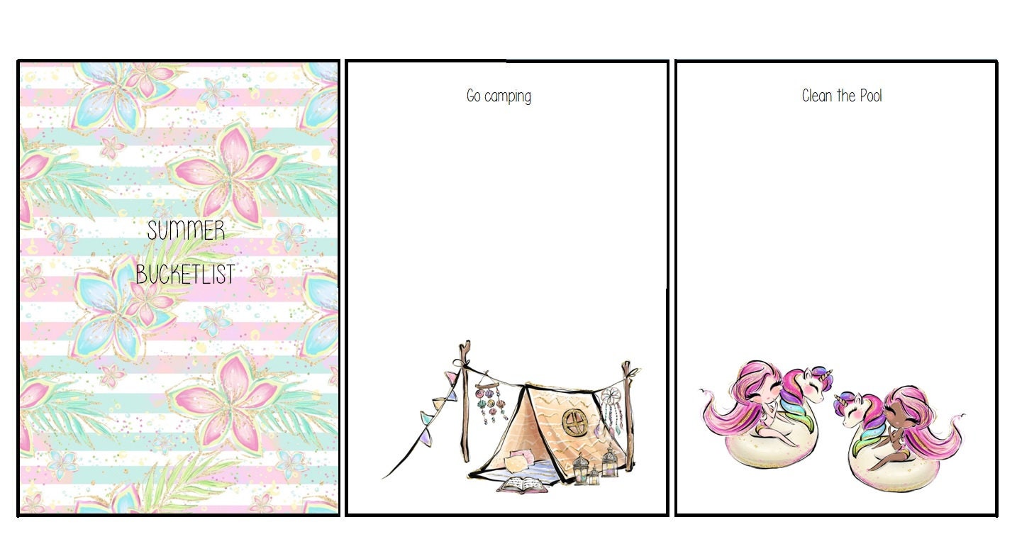 LovedbyGaby inserts "summer bucketlist"