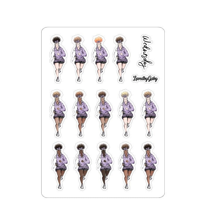 LovedbyGaby stickers "wednesday girl"