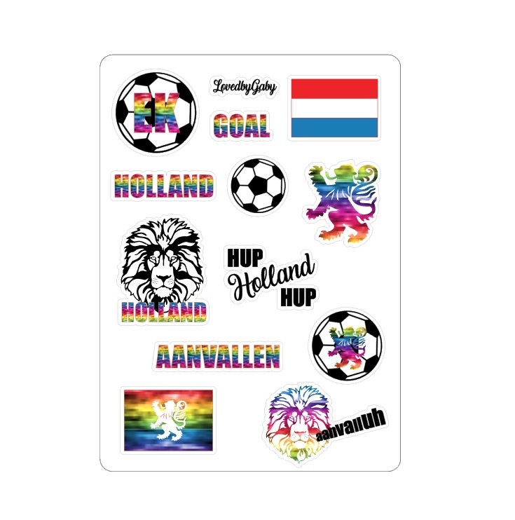 LovedbyGaby stickers oranje leeuwen
