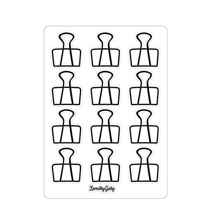 LovedbyGaby stickers bullclips