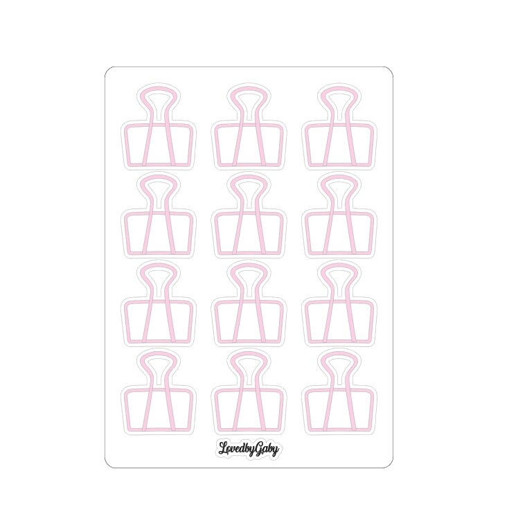 LovedbyGaby stickers bullclips