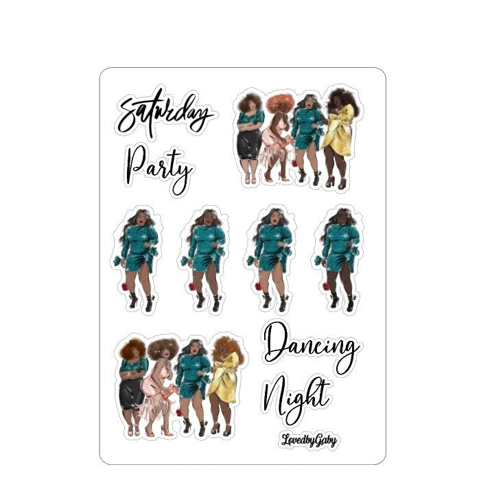 LovedbyGaby stickers "Saturday nights"