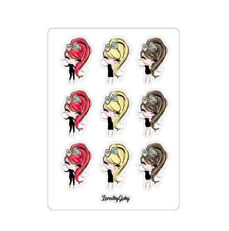LovedbyGaby stickers "chic gala girls"