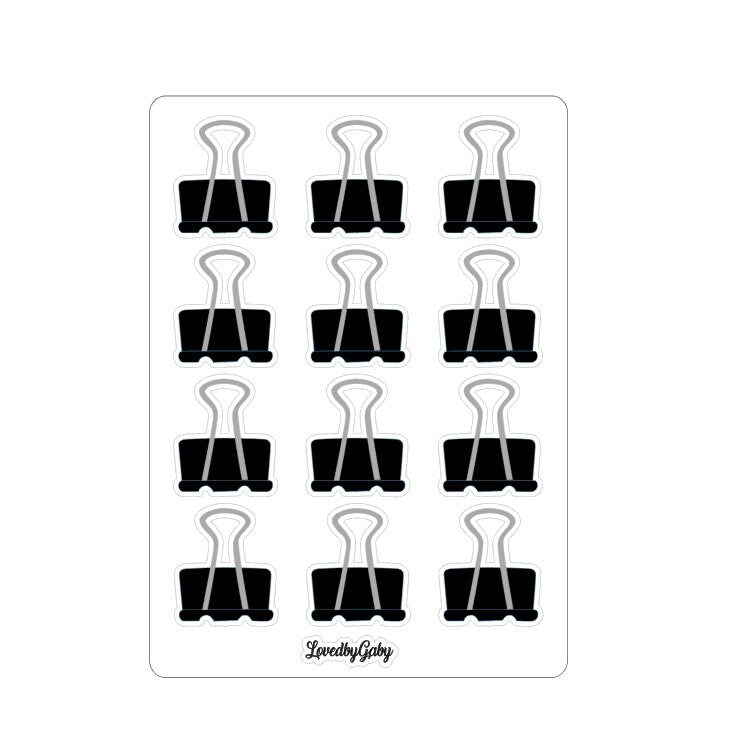 LovedbyGaby stickers bullclips
