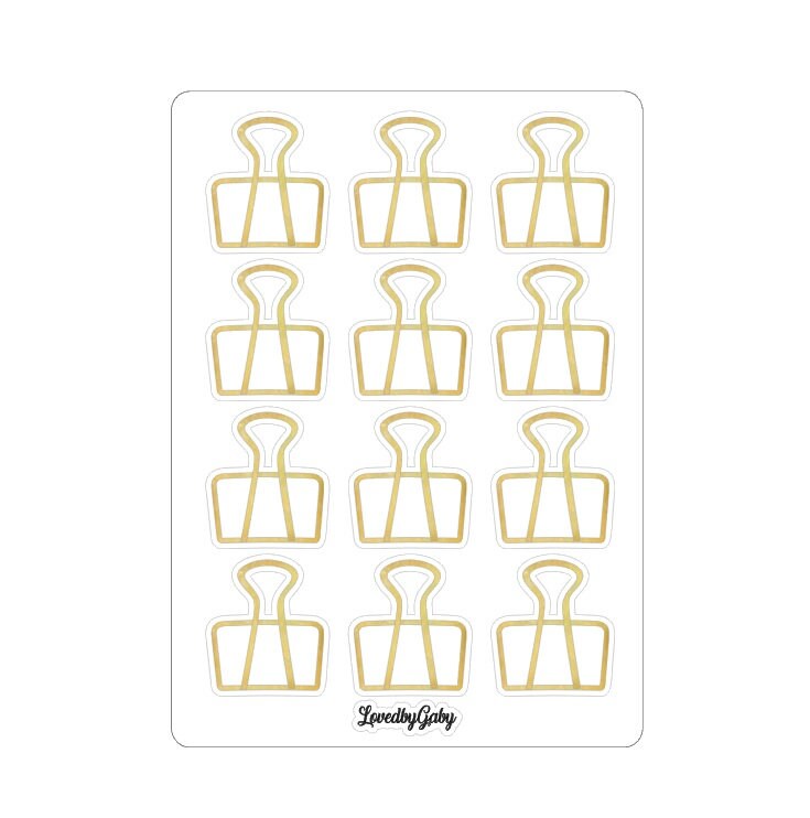 LovedbyGaby stickers bullclips