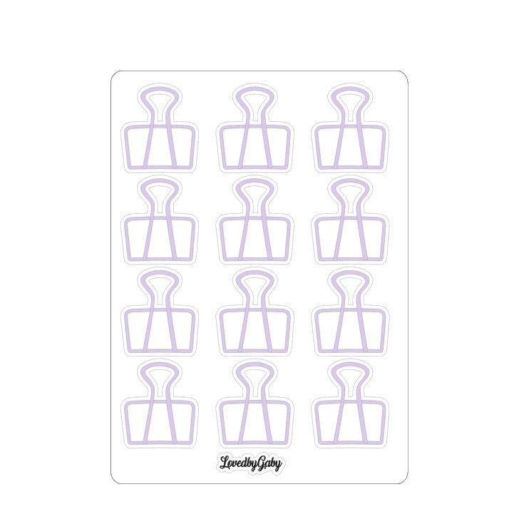 LovedbyGaby stickers bullclips