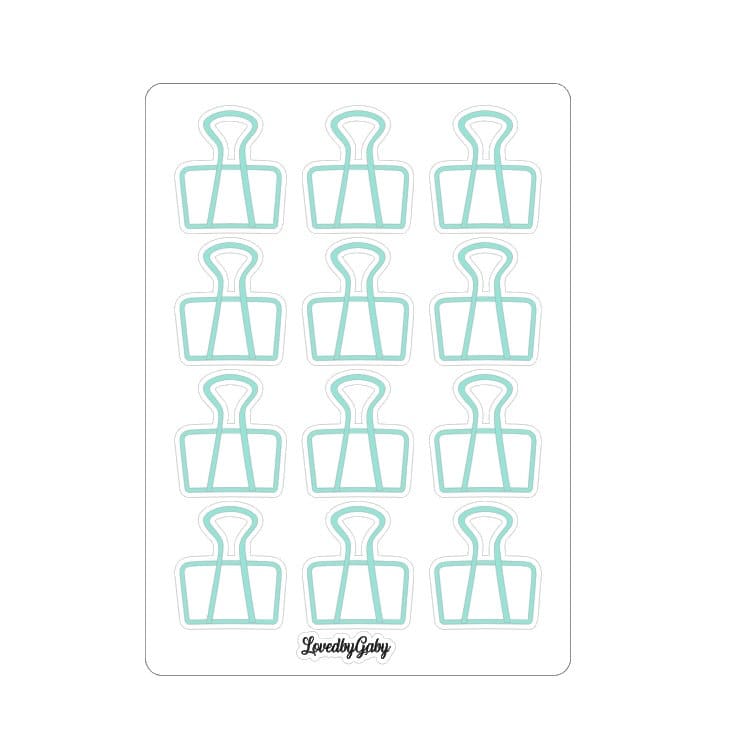 LovedbyGaby stickers bullclips