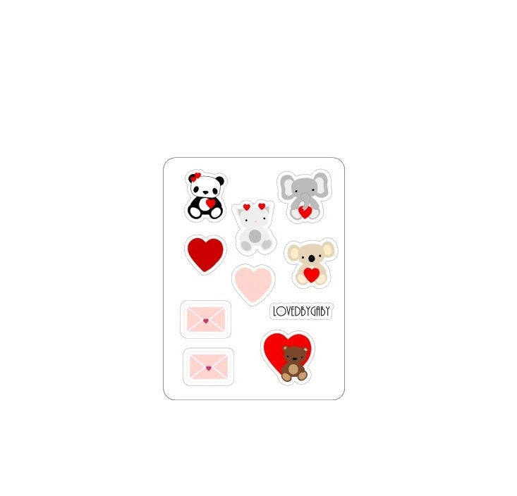 LovedbyGaby stickers small 1