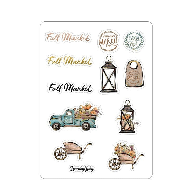 LovedbyGaby stickers "Fall market"