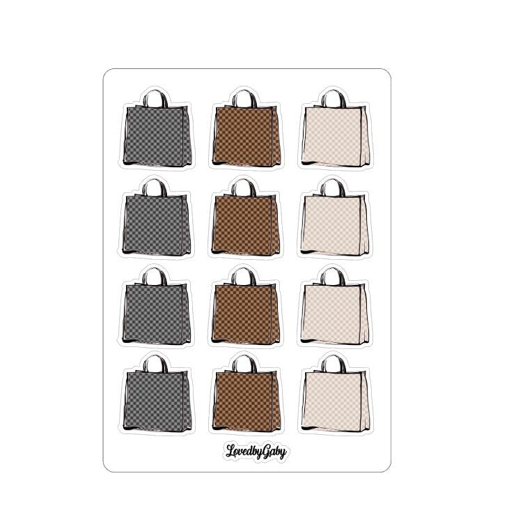 LovedbyGaby stickers "shoppingbags"