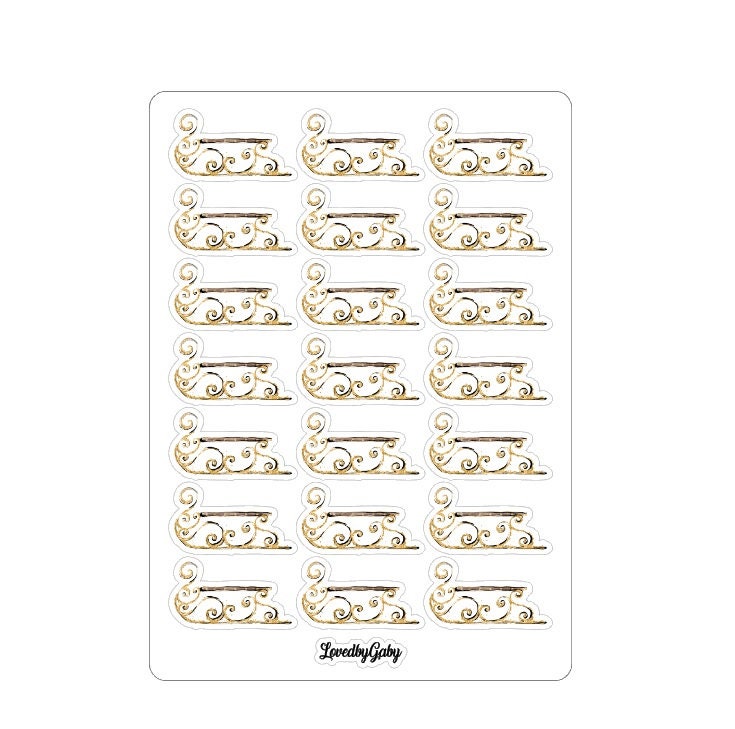 LovedbyGaby stickers "sleigh ride"