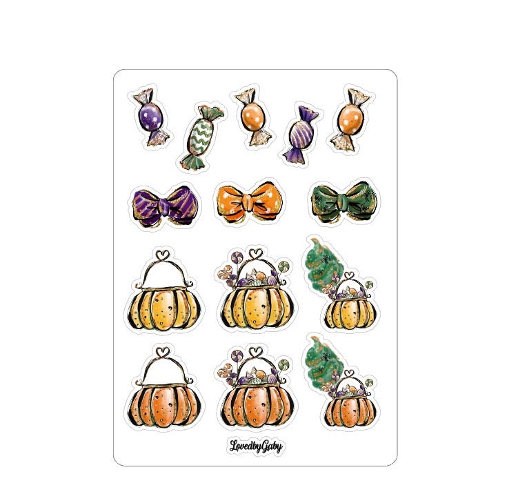LovedbyGaby stickers "Halloween treats"