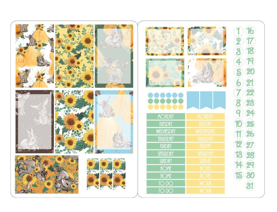 LovedbyGaby stickerkits Happy planner 2