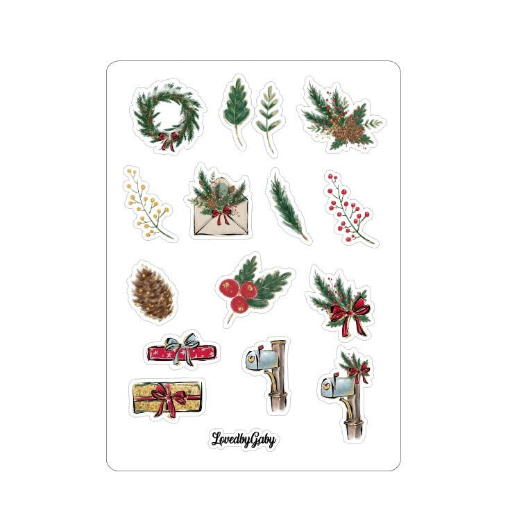 LovedbyGaby stickers "christmasland"