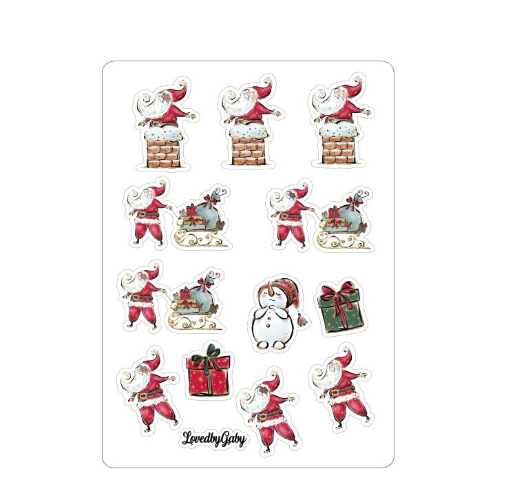 LovedbyGaby stickers "christmasland"