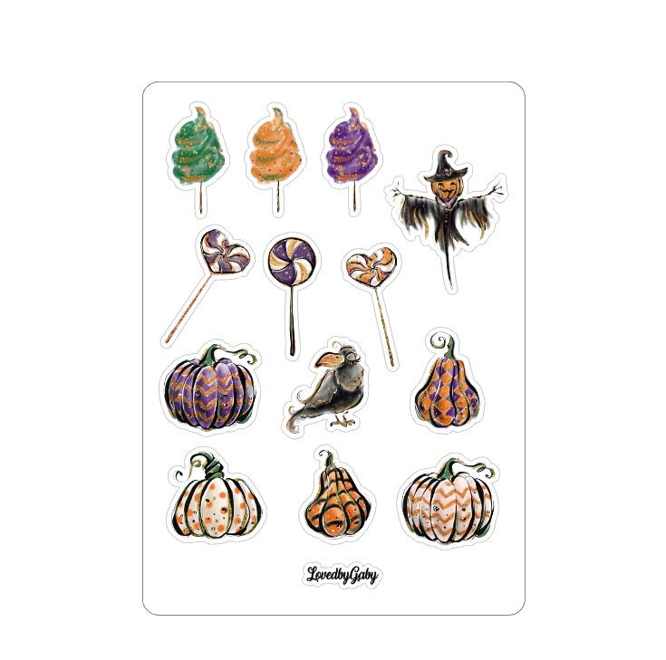 LovedbyGaby stickers "Halloween treats"