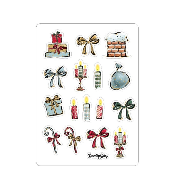 LovedbyGaby stickers "christmasland"