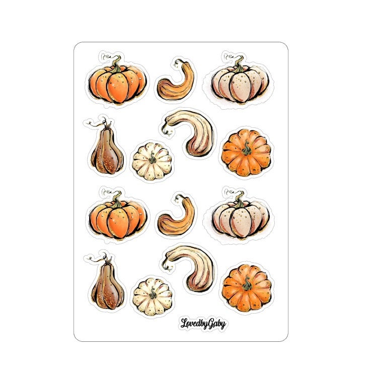 LovedbyGaby stickers "Pumpkins"