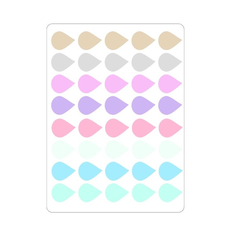 LovedbyGaby stickers dew drops