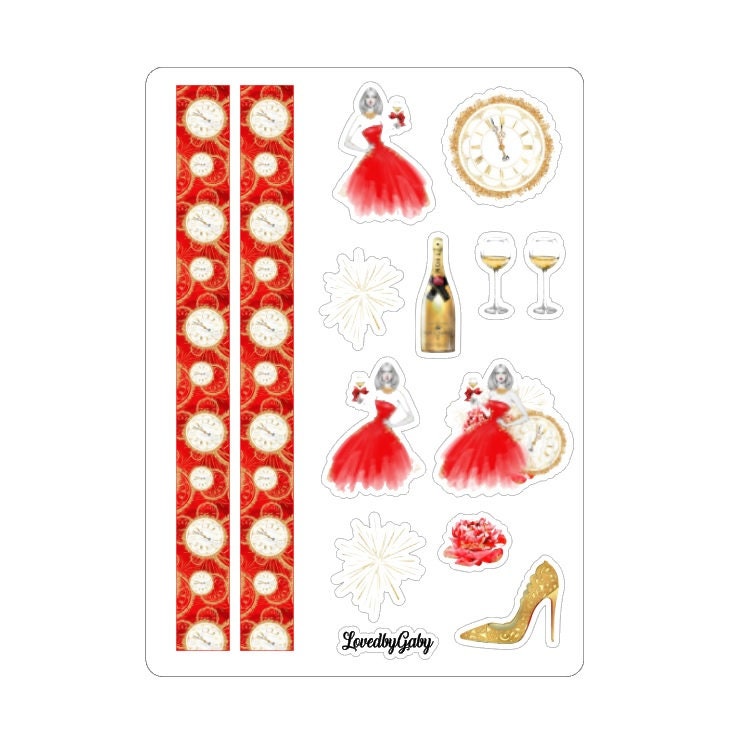 LovedbyGaby stickerskit "new year"