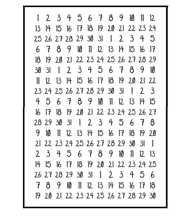 216 plannerstickers "dates"