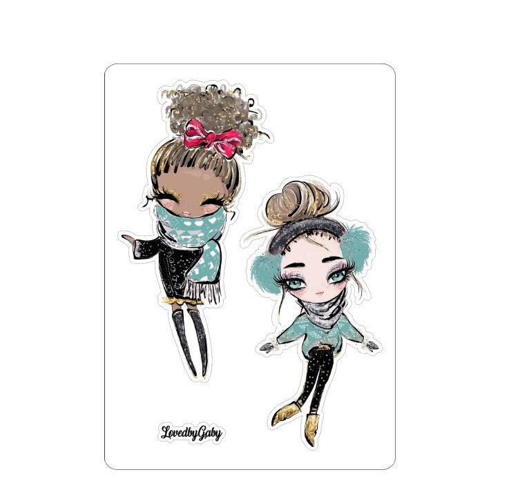 LovedbyGaby stickers "Wintergirls 2"
