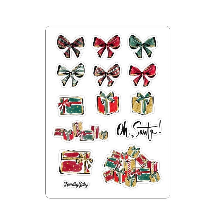 LovedbyGaby stickers "oh santa"