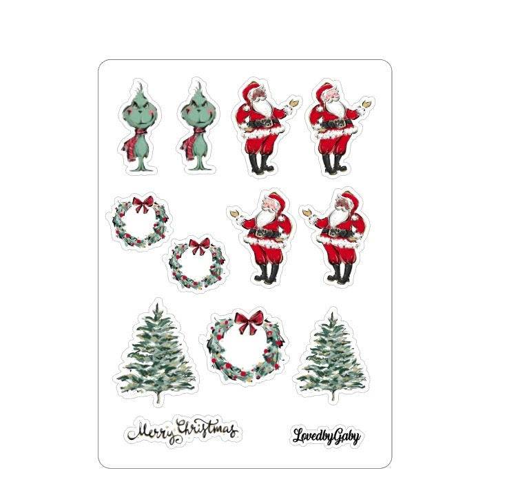 LovedbyGaby stickers "oh santa"