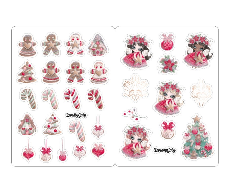 LovedbyGaby plannerkit "Holly jolly"