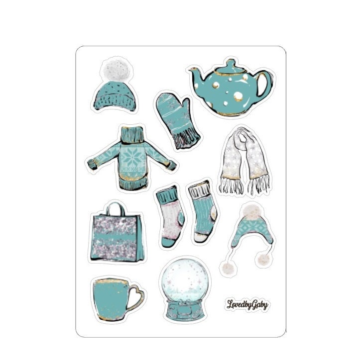 LovedbyGaby stickers "Wintergirls 2"