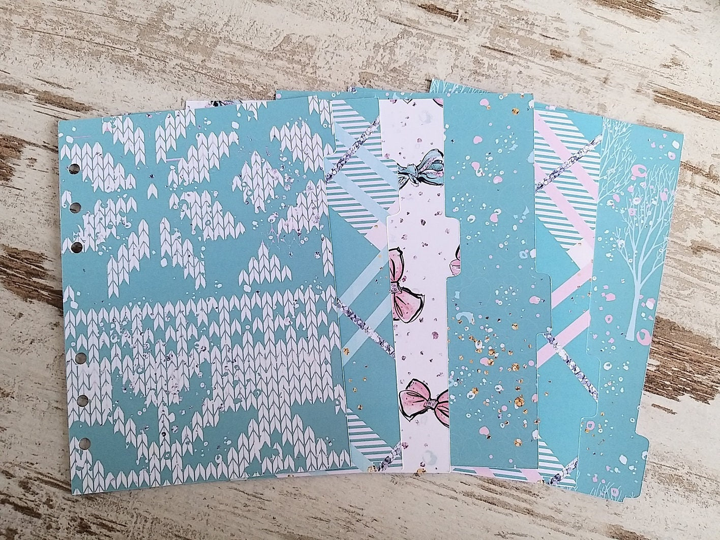 LovedbyGaby dividers set "wintergirls basic"