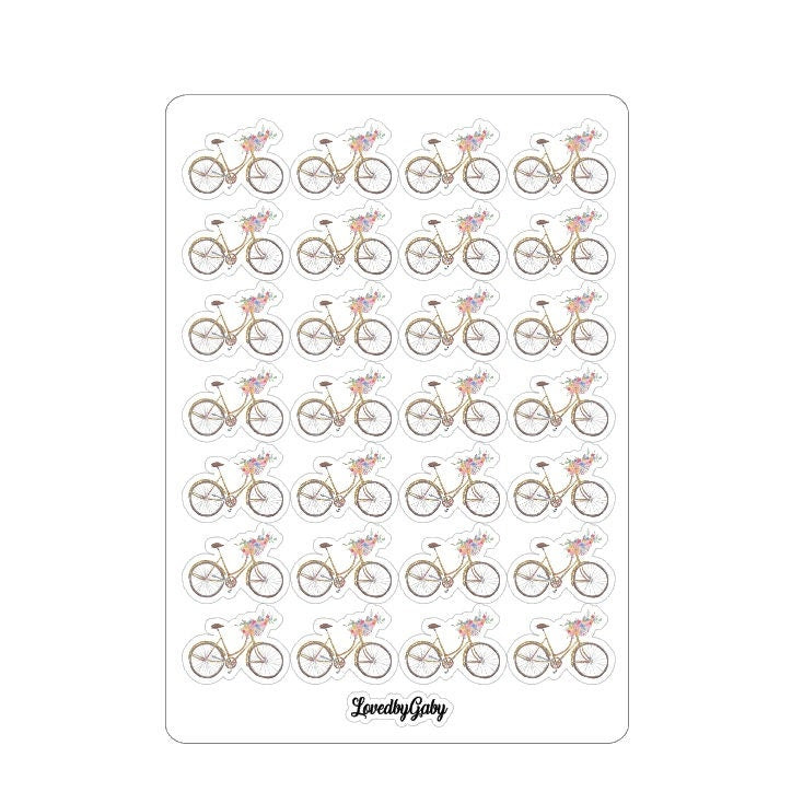 LovedbyGaby stickers Bikes