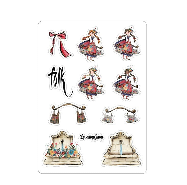 LovedbyGaby stickers Folklore
