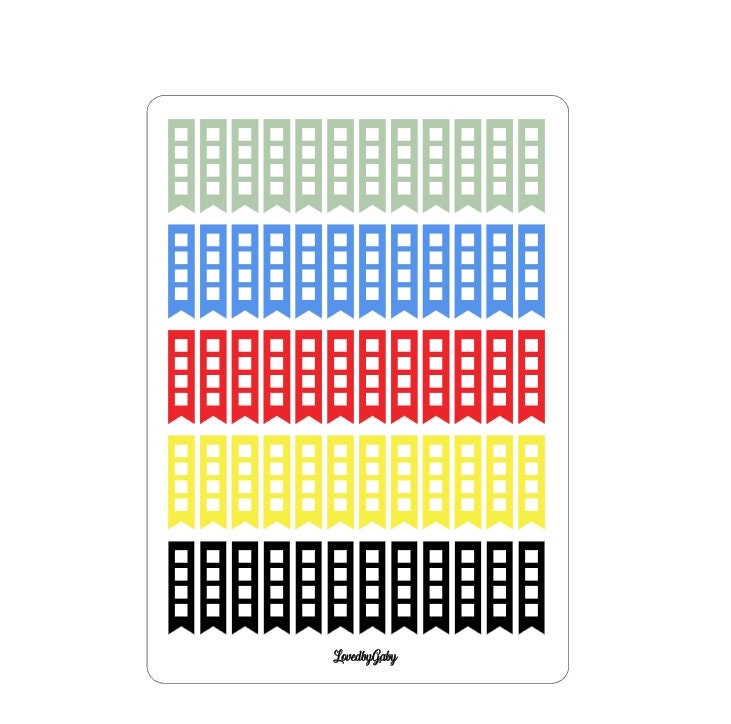LovedbyGaby stickers "checkboxes"