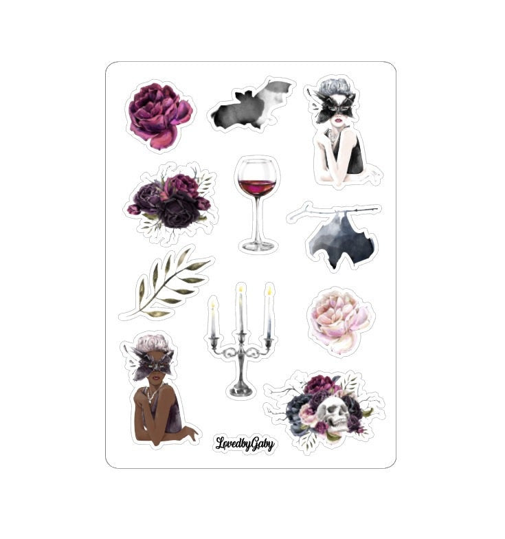 LovedbyGaby stickers vampire girl