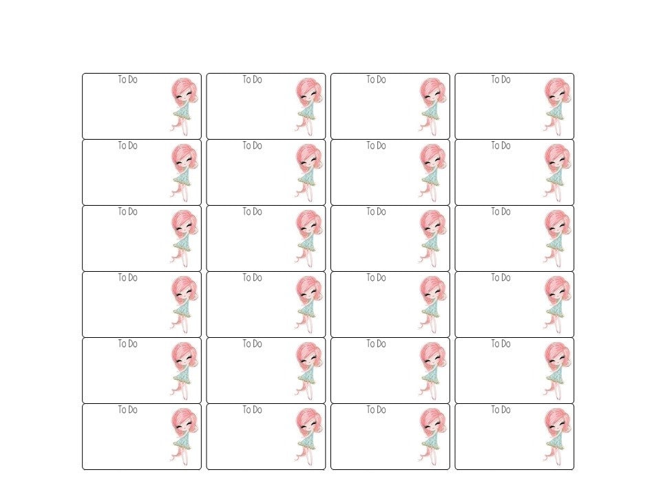 LovedbyGaby stickynotes stickers "girls"