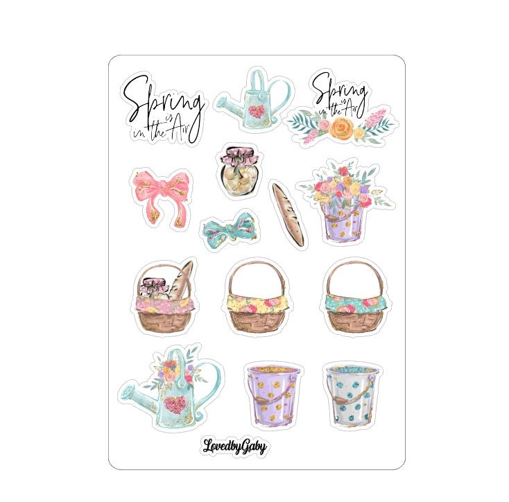 LovedbyGaby stickers Spring girls